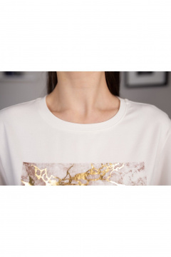 Джемпер Купалинка 45701G.158-164 экрю - фото 2