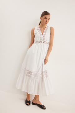 Платье DAVA 1149 белый - фото 4