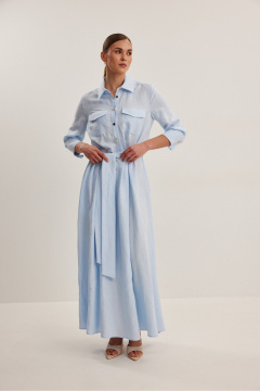 Платье DAVA 1224 голубой - фото 2