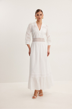 Платье DAVA 1226 белый - фото 2