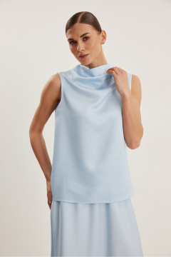 Блуза, юбка DAVA 2240 голубой - фото 5