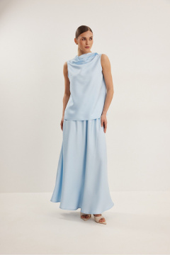 Блуза, юбка DAVA 2240 голубой - фото 2