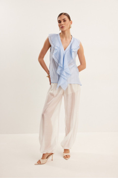 Брюки DAVA 5217 белый - фото 4