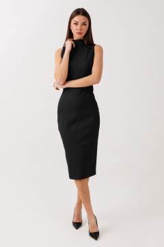 Жакет, платье V&N Fashion 1109 черный - фото 3