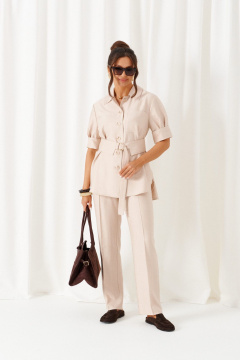 Блуза, брюки Beautiful&Free 6450 бежевый - фото 3