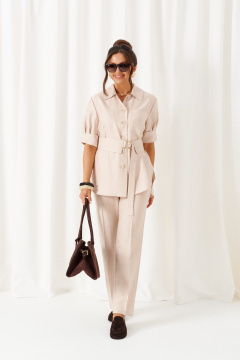 Блуза, брюки Beautiful&Free 6450 бежевый - фото 1