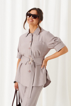 Блуза, брюки Beautiful&Free 6450 какао - фото 3