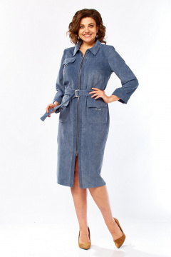 Платье Милора-стиль 1448 синий - фото 1
