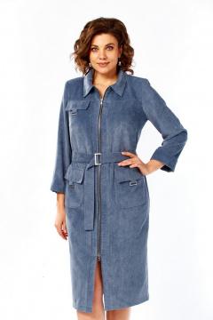 Платье Милора-стиль 1448 синий - фото 3