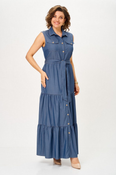 Платье Svetlana-Style 2334 синий - фото 3