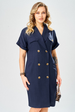 Платье Твой имидж 2364 темно-синий - фото 5