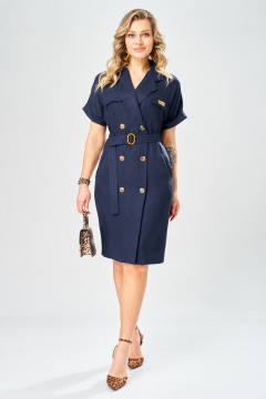 Платье Твой имидж 2364 темно-синий - фото 1