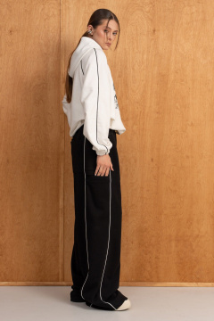 Брюки, свитшот Luna 294 молоко/чёрный - фото 5