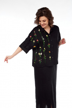 Блуза, юбка Jurimex 3499 черный - фото 3