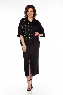 Блуза, юбка Jurimex 3499 черный - фото 1