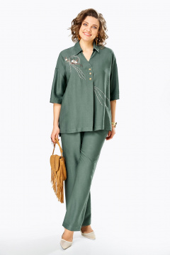 Блуза, брюки Jurimex 3460 зеленый - фото 1