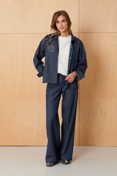 Брюки Панда 121660 синий - фото 1