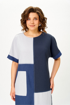 Платье DaLi 7077 геометрия - фото 3