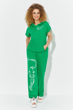 Блуза, брюки Euromoda 602 зеленый - фото 1