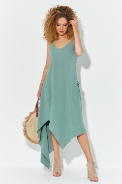 Платье Euromoda 612 бирюзовый - фото 2