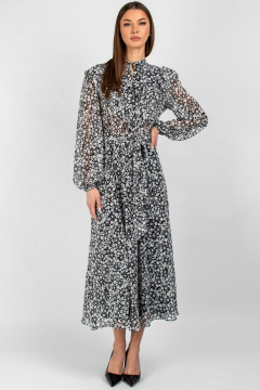 Платье VIZAVI 833 черно-белый - фото 1