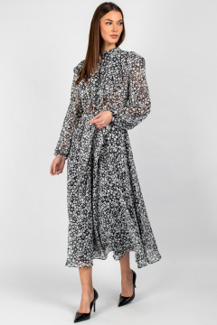 Платье VIZAVI 833 черно-белый - фото 4