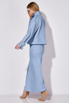 Жакет, юбка LEANNA-STYLE 9014-2 голубой - фото 5