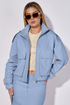 Жакет, юбка LEANNA-STYLE 9014-2 голубой - фото 4