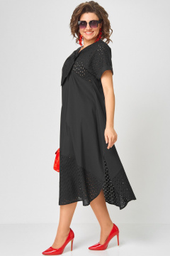 Платье EVA GRANT 7293 чёрный - фото 4