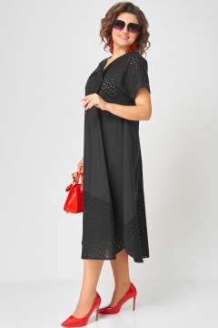 Платье EVA GRANT 7293 чёрный - фото 3