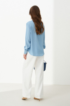 Блуза Панда 103045 голубой - фото 5