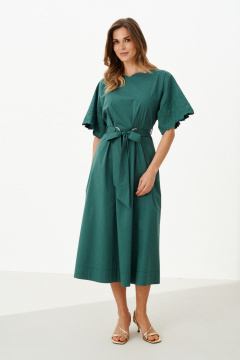 Платье Панда 125080 изумрудный - фото 1