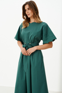 Платье Панда 125080 изумрудный - фото 3