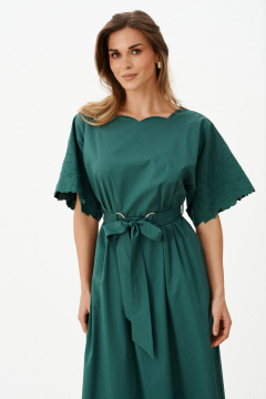 Платье Панда 125080 изумрудный - фото 4