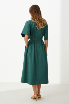 Платье Панда 125080 изумрудный - фото 5