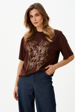 Джемпер Панда 126740 коричневый - фото 1