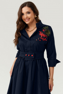 Платье Панда 83980 синий - фото 2