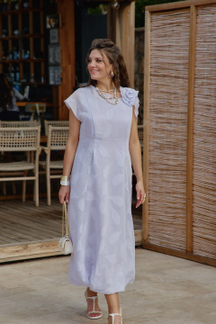 Платье Vittoria Queen 28253 лавандовый - фото 3