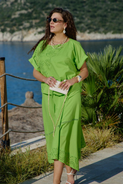 Блуза, платье Vittoria Queen 28723 салатовый - фото 1