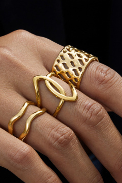 Кольцо Jewelry of Dreams BK0030 золото - фото 2