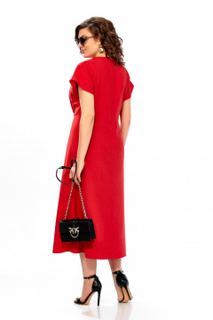 Платье Ольга Стиль С-1019 красный - фото 2