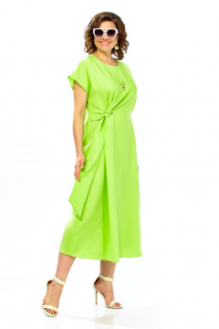 Платье Ольга Стиль С-1019 лимонный - фото 4