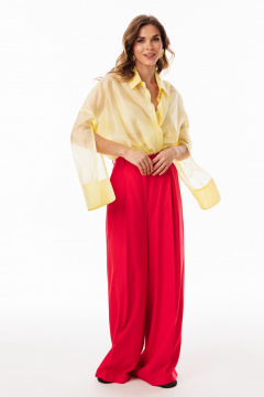 Блуза, топ EOLA 3035.1 сливочно_ масло - фото 3