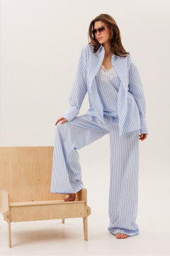 Рубашка DILIA 6009 голубой - фото 2