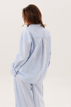 Рубашка DILIA 6009 голубой - фото 4