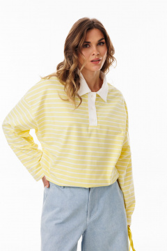 Джемпер EOLA 3052.3 лимонный_в_полоску - фото 1