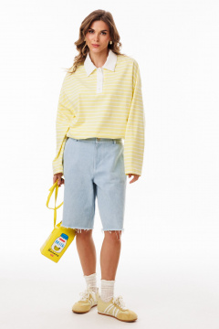 Джемпер EOLA 3052.3 лимонный_в_полоску - фото 3