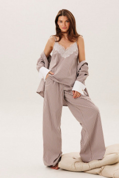 Топ DILIA 6010_2 коричневый - фото 1