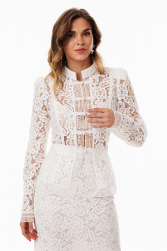 Блуза EOLA 3067 молочный - фото 5