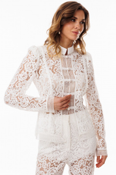 Блуза EOLA 3067.1 молочный - фото 5